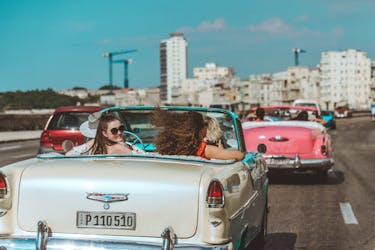Excursão de carro americano clássico em Havana